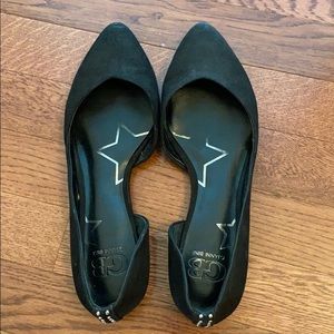 Black Gianni bini flats